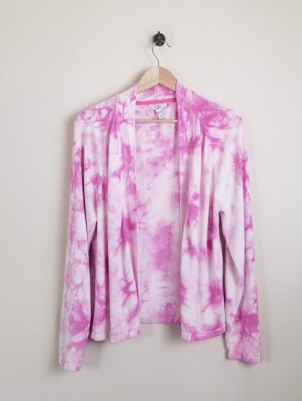 Isaac Mizrahi Tie Dye Knit Cardigan Large